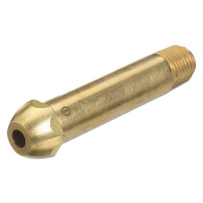 Western Enterprises Regulator Inlet Nipple, 3,000 psi, Brass, 1/4 in (NPT), Male, 3 in L, CGA-500, 510, 540, 580, 15-3