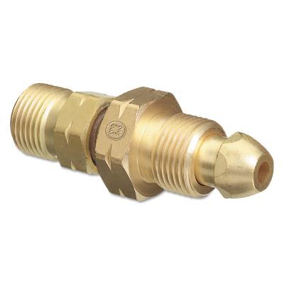 Western Enterprises Brass Cylinder Adaptors, CGA-510 POL Acetylene To CGA-410 Canadian Acetylene, 1516