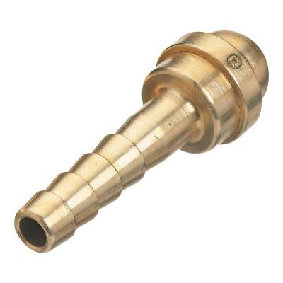 Western Enterprises Barbed Hose Nipples, 200 PSIG, Brass, 3/16 in, 18