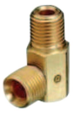 Western Enterprises Brass Hose Adaptors, Male/Male, B-Size, RH, 253