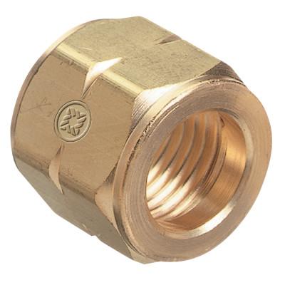 Western Enterprises Hose Nuts, 200 PSIG, Brass, A-Size, Oxygen, 9