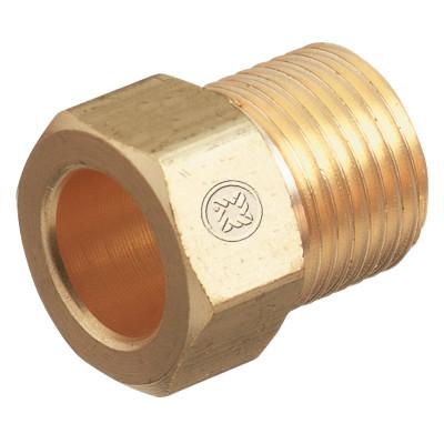 Western Enterprises Inert Arc Nuts, Brass, Hex, B-Size, 5/8 in - 18, Air/Water, AW-7