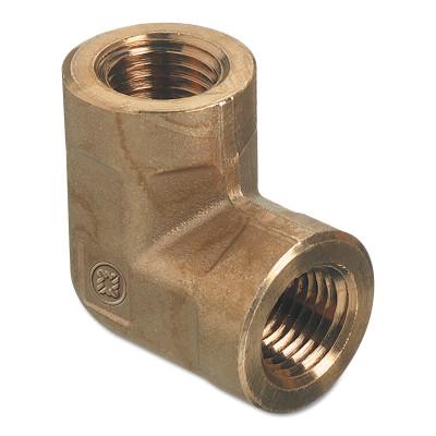 Western Enterprises Pipe Thread Elbows, Connector, 3,000 PSIG, Brass, 1/4 in (NPT), BEL-4HP