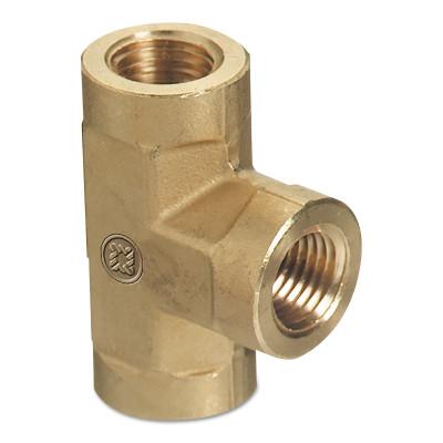 Western Enterprises Pipe Thread Tees, Connector, 6,000 PSIG, Stainless Steel, 1/4 in (NPT), BFT-4SS
