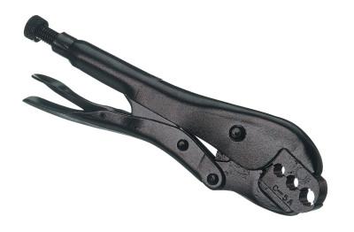Western Enterprises Hand-Held Ferrule Crimp Tools, 5/16 in; 11/32 in; 27/64 in, Black, C-5A