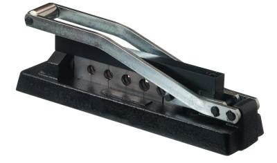 Western Enterprises Heavy-Duty Ferrule Crimp Machines, 3/16 in; 1/4 in; 5/16 in; 3/8 in, Silver, CR-100