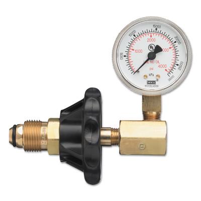 Western Enterprises Cylinder Pressure Testing Gauges, Carbon Dioxide, Brass, CGA-300, G-324H