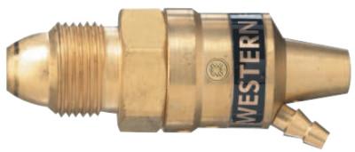 Western Enterprises RP Series F.R.O.G. Preset Flow Regulators, Argon, CGA 580, 3,000 psi inlet, RP30580
