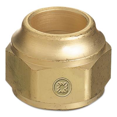 Western Enterprises Torch Tip Nut Replacements, Brass, 7/8 in - 20, Hex, Male, TN3-1