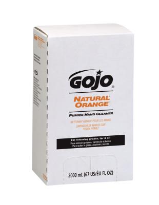 Gojo® Natural Orange Pumice Hand Cleaners, Citrus, Bag-in-Box, 2,000 mL, 7255-04