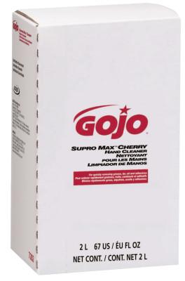 Gojo® SUPRO MAX Cherry Hand Cleaners, Cherry, Bag-in-Box, 2,000 mL, 7282-04