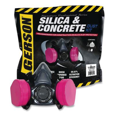 GersonÂ® PRO-STEP 1/2 MASK FACE PC PROF SIL MD W/G01 OV C, 9291