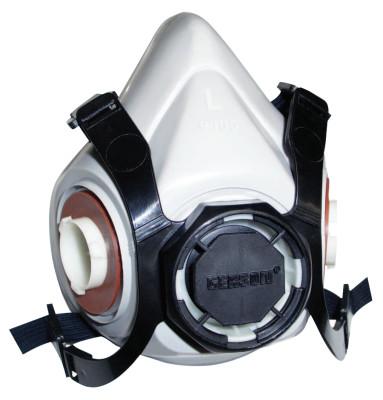 GersonÂ® PRO-STEP HALF MASK FACEPC PROF SIL LG W/G01 OV, 9391