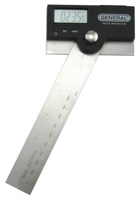 General Tools Angle Gauge, 6 in, Digital, Stainless Steel, 1702