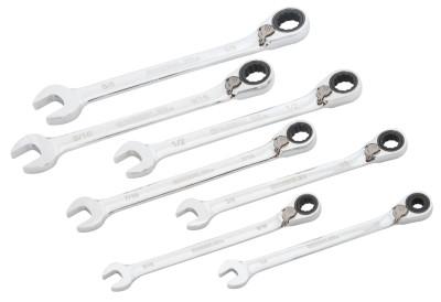 Greenlee® 7 Pc. Combination Ratcheting Wrench Sets, Inch, 0354-01