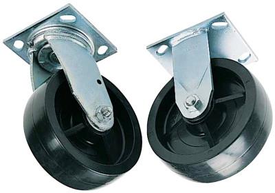 Greenlee® Caster Sets, 6 in, 500 lb, 2 Rigid; 2 Swivel, 603