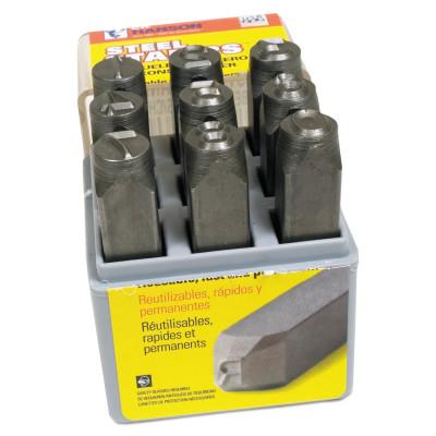 C.H. Hanson® Rhino Number Stamp Sets, 3/8 in, 0 thru 8, 21880