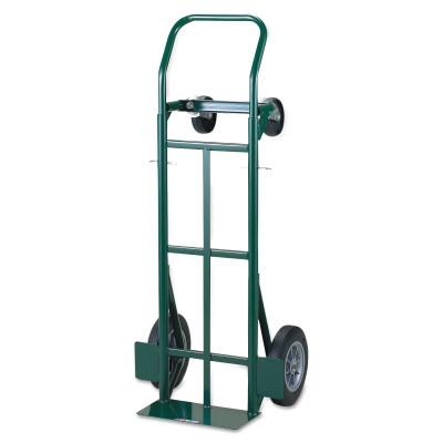 Harper Trucks Super Steel Convertible Hand Truck, 700lb Cap., 7 x 14in Base, Continuous Handle, JEDT8635P