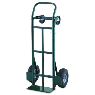 Harper Trucks Super Steel Convertible Hand Truck, 700 lb Cap, 7 in x 14 in Base Plate, 50 in, Pnuematic All Terain Wheels, JEDTK1935P