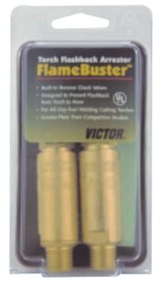 Esab Welding FlameBusterâ„¢ Flashback Arrestors, FB-OR, Oxygen, â€œBâ€ 9/16 in-18 RH; CGA 022, 0657-0014