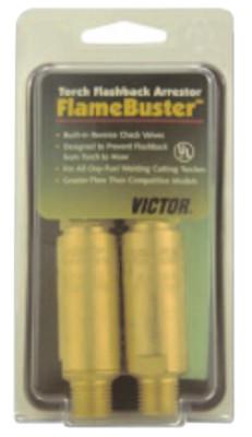 Esab Welding FlameBusterâ„¢ Flashback Arrestors, FB-F, Fuel, â€œBâ€ 9/16 in-18 LH; CGA 023, 0657-0011