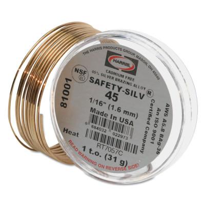 Harris Product Group Brazing Alloys - Silver 45, 1/16 in, Tube, 45318L