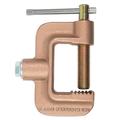 Esab Welding Roto Ground Clamp, 500 A, 1/2 in Cap Screw, C-Clamp, 9210-1150