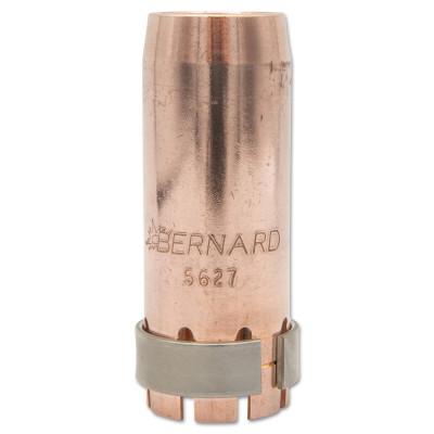 Bernard Mig Nozzles, Recessed, 3/4 in Bore, For Bernard W-Gun, Copper, 5627