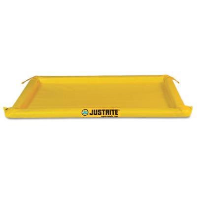 Justrite Maintenance Spill Containment Berms, Yellow, 40 gal, 8 ft x 4 ft, 28421