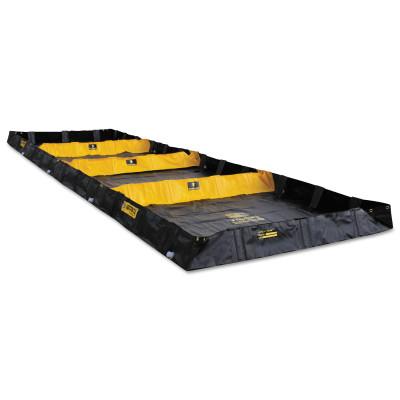 Justrite Decon Quickberm, Black, 598 gal, 20 ft x 6 ft, 28574