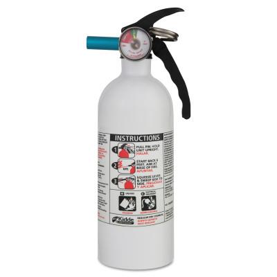 Kidde Mariner Fire Extinguishers, Class B and C Fires, 2 lb Cap. Wt., 466179MTL