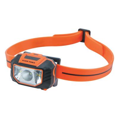 Klein Tools Headlamp, 3 AAA, 150 lumens, Orange, 56220