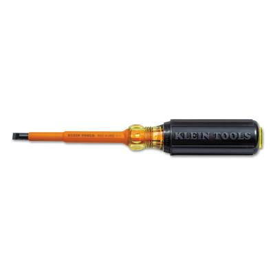 Klein Tools Insulated Screwdriver, 1/4 in, Cabinet Tip, 602-4-INS