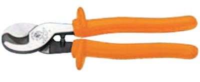 Klein Tools Insulated Cable Cutters, 9 1/2 in, Shear Cut, 63050-INS