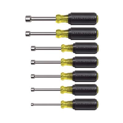 Klein Tools Magnetic Nut Drivers, 1/2 in; 1/4 in; 11/32 in; 3/16 in; 3/8 in; 5/16 in, 631M