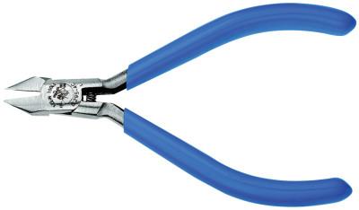 Klein Tools Midget Tapered-Nose Diagonal Cutters, 4 3/16 in, Flush, D295-4C