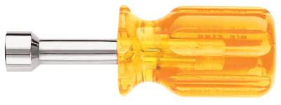 Klein Tools Vaco Stubby Nut Drivers, 3/8 in, 3 3/4 in Overall L, SS12