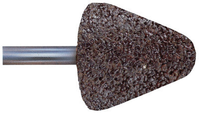 Pferd Mounted Points, 1 1/4 in Dia, 30 Grit Aluminum Oxide, 35107