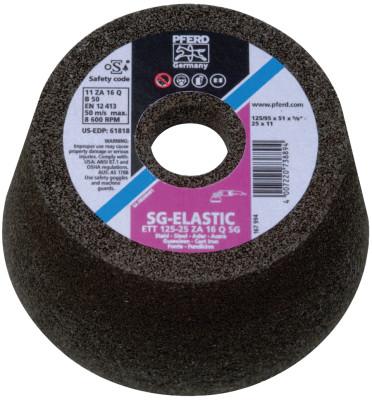 Pferd Type 16 A-SG Cone & Plug Rough Grinding Wheels, Type 16, 2 X 3, 16, 61829