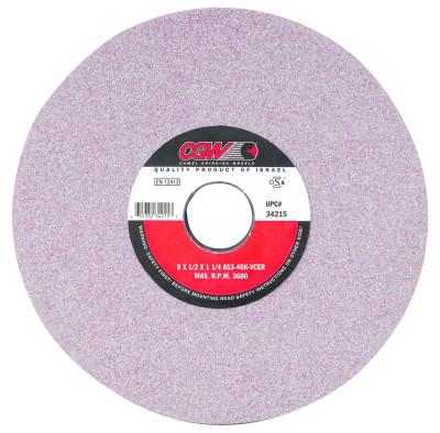CGW Abrasives Tool & Cutter Wheels, Ceramic, Type 1, 7 X 1/2, 1 1/4" Arbor, 46, H, 34208