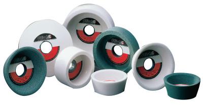 CGW Abrasives Tool & Cutter Wheels, White Aluminum Oxide, Type 6, 6X2, 1 1/4" Arbor, 60, K, 34941