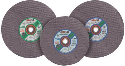 CGW Abrasives Cut-Off Wheel, Gas Saws, 12 in Dia, 5/32 in Thick, 1 in Arbor, 24 Grit, 35589