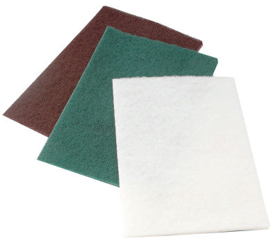 CGW Abrasives Non-Woven Hand Pads, Non Abrasive, White, 36243