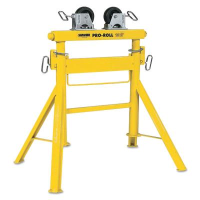 Sumner Pro Roll Stands, 2,000 lb Cap., 1/2 in-36 in Pipe, 29 in-43 in H, 780443