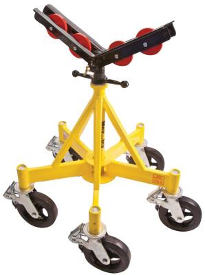 Sumner Max-Jax Pipe Stands, Vee, 2,500 lb Cap., 4 in-36 in Pipe, 30.5 in-42.5 H, 781403