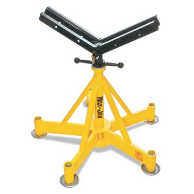 Sumner Max-Jax Pipe Stands, Vee, 2,500 lb Cap., 4 in-36 in Pipe, 27 in-29.6 in H, 781460