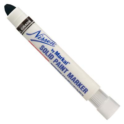 Markal® Solid Paint Marker, Black, 5/16 in, Medium, 28773