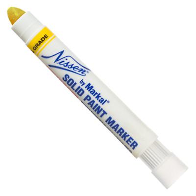 Markal® Solid Paint Marker, Fluorescent Yellow, 5/16 in, Medium, 28776