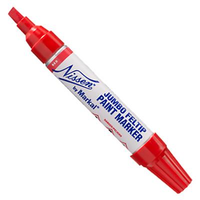 Markal® Liquid Paint Markers, 5/16" (8 mm) Tip, Red, 28792