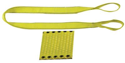 Liftex Pro-Edge® Web Sling, Type III, 2 in W x 20 ft L, Flat Eye to Eye, Polyester, Yellow, EE292x20ND